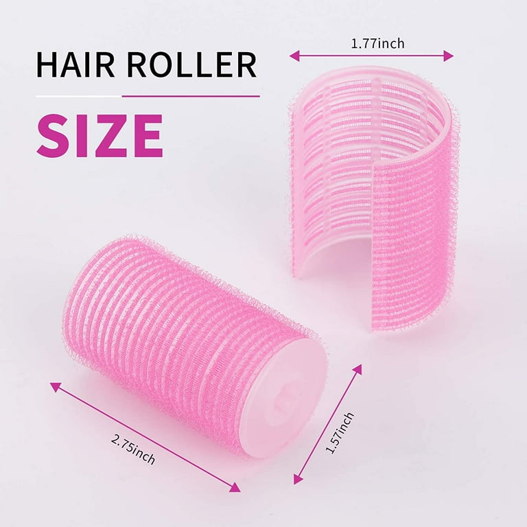 2PCS Hair Roller Bangs Hair Curlers For Double Layer Bangs Self Adhesive Hair Bangs Curling Styling Tools Hairdressing Curlers For Styling Curtain