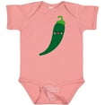 thumbnail image 3 of Inktastic Green Chili Pepper Kawaii Boys or Girls Baby Bodysuit, 3 of 5