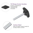 thumbnail image 3 of Uxcell 5Pack Tee Wing Knobs Thumb Screws, M6 x 40mm Clamping Screw Knob 36mm Dia., Black, 3 of 6