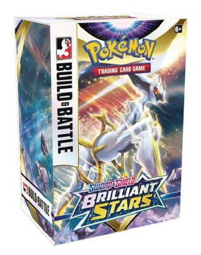 Pokemon Sword And Shield Brilliant Stars  Build And Battle Booster Box - 5 booster packs!