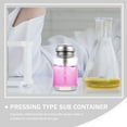 thumbnail image 3 of 2 Pcs Transparent Nail Polish Alcohol Bottle Monomer Holder Clear Glass Monimore Acrylic Liquid Pump, 3 of 6