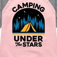 thumbnail image 3 of Instant Message - Camping Under The Stars - Toddler & Youth Girls Raglan Graphic T-Shirt, 3 of 6
