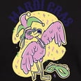 thumbnail image 3 of CafePress - Mardi Gras Flamingo T Shirt - Men's Classic Graphic Cotton T-Shirt, 3 of 4