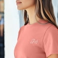 thumbnail image 5 of Dalix Be Kind Everyday Tee Lightweight Short Sleeve Summer Shirt Womens in Dusty Rose XL X-Large, 5 of 5