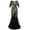 Matte Gold, variant on PrettyGuide Women's Evening Dress 1920s Sequin Mermaid Hem Maxi Long Formal Ball Gown, Small
