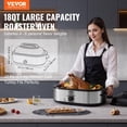 thumbnail image 2 of Horno tostador eléctrico VEVOR, 18 L, 1450 W, tapa autohilante, 2 of 9