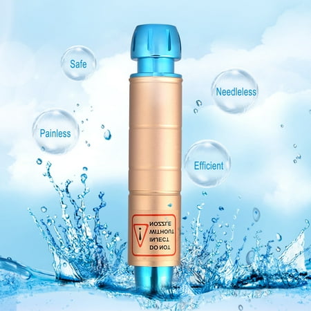 Micro Compressor Nebulizer - Yosoo Non-Needle Nebulizer Injection Pen Hyaluronic Acid Micro Injector Anti Aging Wrinkle Removal, Injection Pen, Needless Injection Pen