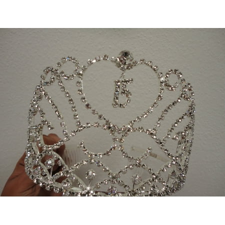 Heart and Charm Tiara Sweet 15 Quince Quinceanera