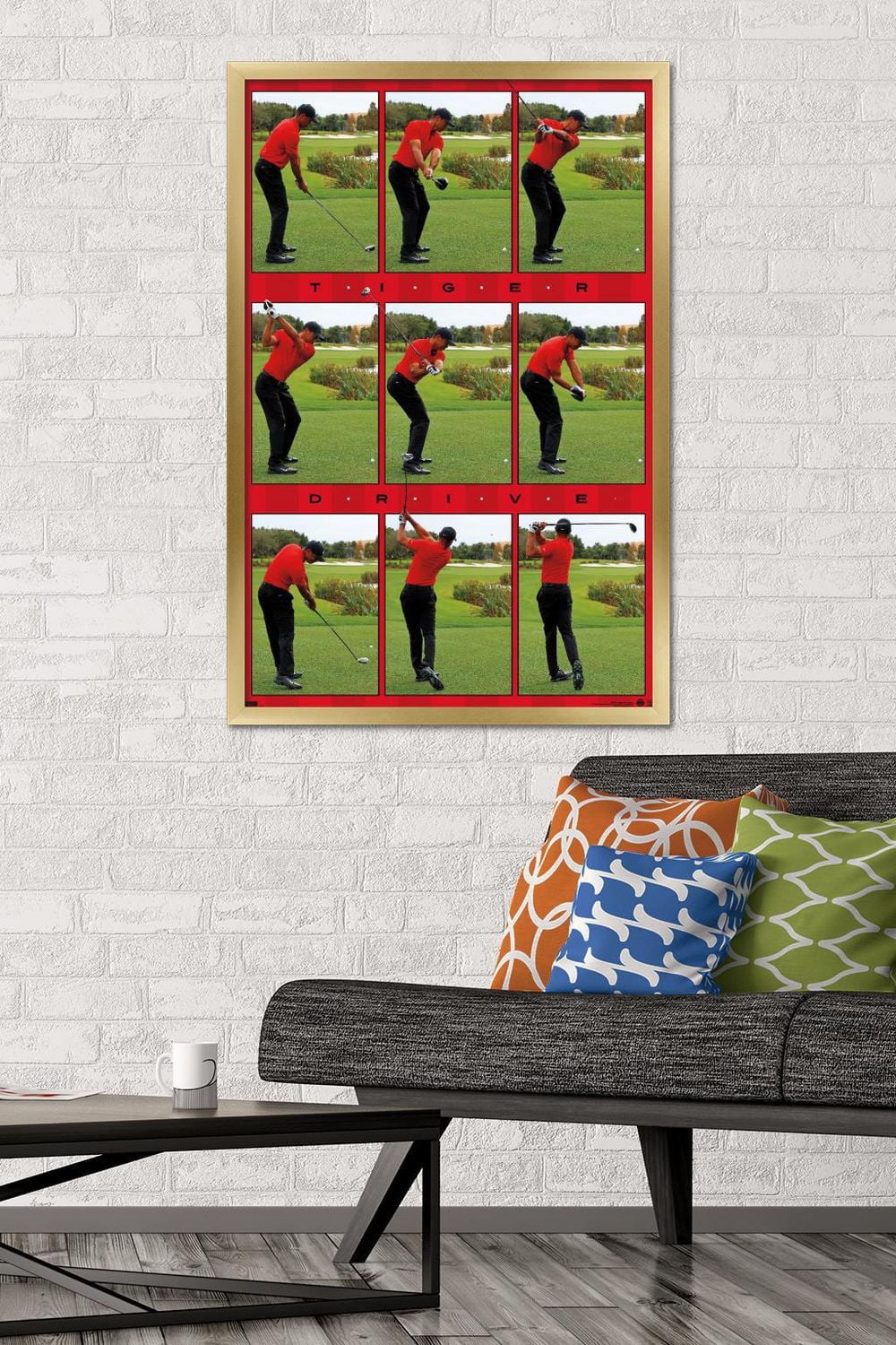 Tiger Woods - Drive Wall Poster