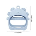 thumbnail image 3 of Baby Teething Toy, Soft Grip Training Stick For Toddlers, Oral Care Silicone Teether For Infants, Sensory Exploration Development Toy, Safe Teething Gift For Babies, 3 of 6