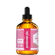 Leven Rose Rosehip Seed Oil for Face 4 oz - Pure Rosehip Oil for Face - Unrefined Cold Pressed Rosehip Oil for Body