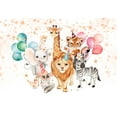 thumbnail image 2 of Kids Wallpaper Wall Mural - Happy Animals, 2 of 5