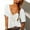 White, variant on womens Tops for $5 Tops For Women Women Summer Fashion Loose V-Neck Solid Casual Short-Sleeve Tops