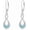 Infinity Turquoise, variant on Earrings 925 Sterling Silver Infinity Wave Celtic Knot Clover Filigree Teardrop Earrings Jewelry Presents for Women