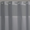 thumbnail image 5 of Keeco Hookless Microfiber Shower Curtain Frost Grey, 5 of 6
