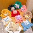 thumbnail image 4 of Conjunto de cuello grueso y cálido para niños, otoño e invierno, lindo Sanrio, resistente al viento, bufanda de dibujos animados para niños y niñas, 4 of 5