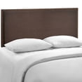 thumbnail image 5 of Modway Region Linen Fabric Upholstered Queen Headboard in Dark Brown, 5 of 8