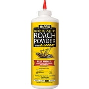 Harris Products Group Boric Acid Roach And Silverfish Killer Powder With Lure, 16 Ounce