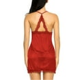 thumbnail image 3 of WTXUE Intimates | Nightshirts & Gowns S-Xxl Lingerie Chemise Soft Nightgown Lace Nightgown | 1 Piece Red XXL, 3 of 9