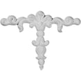thumbnail image 1 of Ekena Millwork ONL06X05X01CH 6.87 In. W X 5.12 In. H X .62 In. P Architectural accent - Chesterfield Drop Onlay With Scrolls, 1 of 1