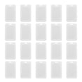 thumbnail image 1 of 20PCS Transparent ID Badge Holder Plastic Frosted Name Tag ID Holder (White), 1 of 5