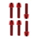 thumbnail image 2 of Kit de 6 tornillos para vástago de bicicleta, pernos para manillar, tornillos, suministros para reparación de discos de bicicleta Rojo, 2 of 9