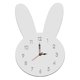 thumbnail image 2 of Reloj de pared de conejo Colección de animales Relojes decorativos para paredes Sin tictac para blanco, 2 of 9
