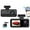 Black, variant on 3 Channel Dash Cam Front Inside Rear 1080P HD with Infrared Night Vision, WiFi, 24H Parking Mode, Loop Recording, 170° Wide Angle, Easy Install Car Camera