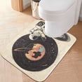 thumbnail image 2 of Yayeee Bath Rug for Bathroom Floor Non Slip Rectangle Fluffy Soft Absorbent Mat, 16"x24", Space Record, 2 of 7