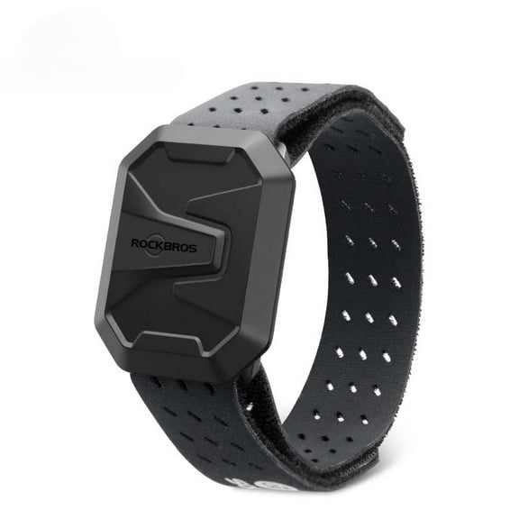 ROCKBROS Smart Heart Rate Sensor Work Out Armband Heart Rate Monitor Bluetooth & ANT  Dual-Mode Heart Rate Tracking/Alerts/Mangnetic Charging/16-H Running Time for Exercise Manage