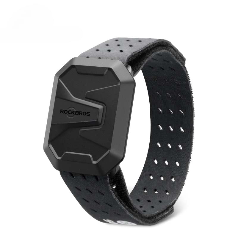 ROCKBROS Smart Heart Rate Sensor Work Out Armband Heart Rate Monitor Bluetooth & ANT+ Dual-Mode Heart Rate Tracking/Alerts/Mangnetic Charging/16-H Running Time for Exercise Manage