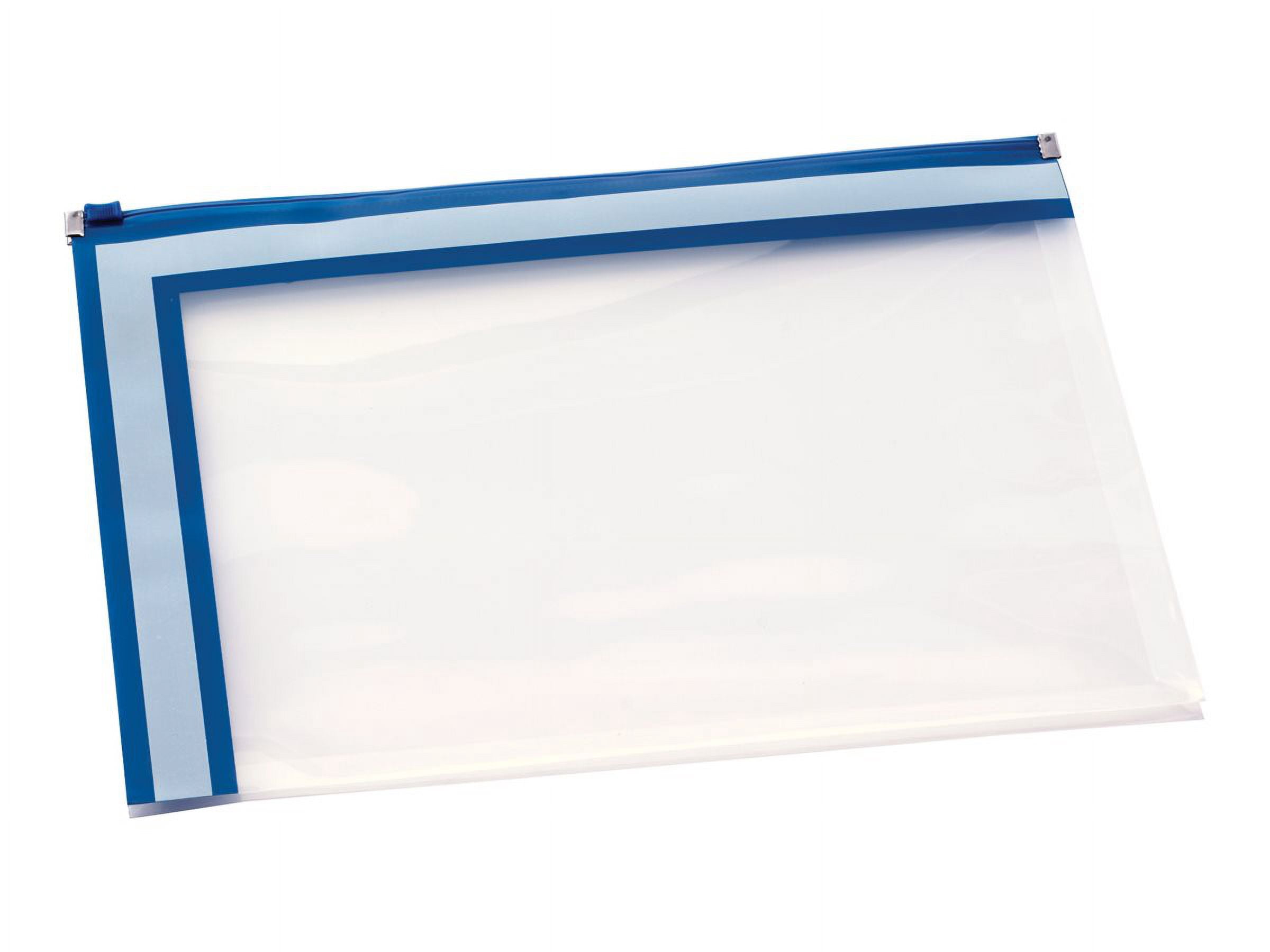 TOPS Products 96100 Pendaflex Easy Label Zip Envelope, Assorted Colors - Letter Size