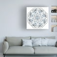 thumbnail image 3 of Canvas Wall Art - Melissa Wang 'Bleu Indigo III' Wall Art for Living Room, Bedroom, or Office Décor by Trademark Fine Art - 14 x 14 Inches, 3 of 4
