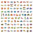 thumbnail image 2 of Jinsinto 104 Pcs Ocean Animal Stickers, Waterproof Vinyl Sea Life Sticker Pack, 2 of 5