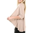 thumbnail image 2 of 24/7 Apparel Women's 3/4-Sleeve Open Shrug, 2 of 4