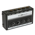 thumbnail image 3 of MH400 Ultra Low-Noise 4-Channel Line Mixer Mini Audio Mixer with 1/4-inch TS Inputs & Output Volume Control for Guitars Bass Keyboards, 3 of 8