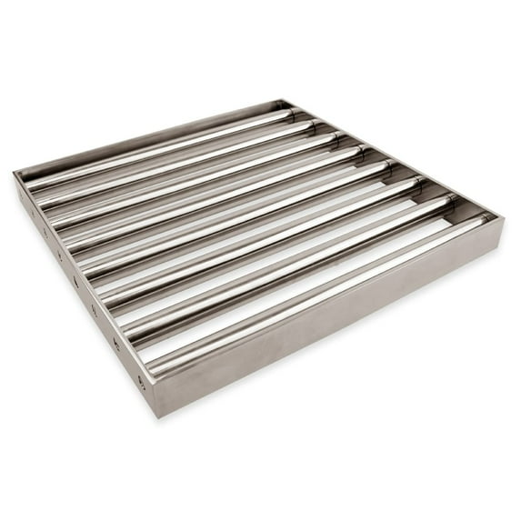 Food Industry Grade Stainless Steel Magnetic Separator Grid - 400mm x 400mm x 40mm - 10,000 Gauss (8 Rods)