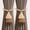 Beige/Taupe/Brown, variant on Magnetic Wood Bead Curtain Tiebacks, 2-Pack Boho Rope Drapery Holdbacks with Triple Tassels, Decorative No-Drill Farmhouse Curtain Holders for Living Room, Bedroom & Nursery, Beige