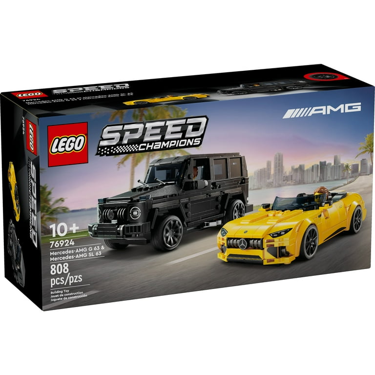 LEGO, Speed Champions Toy Cars, 76924, Mercedes-AMG G 63 & SL 63