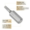 thumbnail image 4 of Uxcell 10pcs 1/4" Hex Shank T10 Head 1" Length Torx Screwdriver Bit, 4 of 6
