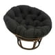 thumbnail image 3 of Cojín redondo multifuncional para silla colgante perfecl 40 cm negro, 3 of 8