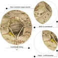 thumbnail image 4 of Sun Hats for Men Women Bucket Hat UPF 50+ Boonie Hat Foldable UV Protection Hiking Beach Fishing Summer Safari, 4 of 6
