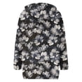 thumbnail image 5 of Cárdigan de mujer, cárdigan de manga larga, ahuecado, color sólido, chaqueta informal, parte superior de poliéster para mujer, 5 of 5