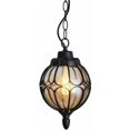 thumbnail image 1 of Lanterne Suspensión Extérieure, Imperméable Plafonnier Suspendu Avec Globe En Verre, Postmoderne Lamping Pour Restaurante, Bar, Cocina, Porche, Extérieur, Entrée (Noir), 1 of 1