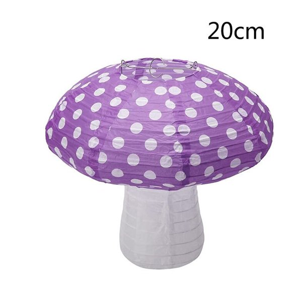 FAROLES plegables con forma de seta de zanahoria para niños y niñas, decoración de fiesta de la selva, Decoración de cumpleaños