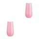 thumbnail image 3 of Advancent Copas de cóctel de doble capa para mantener el calor, estructura firme sin costuras, flauta de champán, vaso de vino de regalo dulce Rosado arpox.180ml 2piezas Advancent CBP277501, 3 of 5