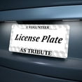 thumbnail image 5 of I Volunteer As Tribute License Plate Prame Aluminium Rust-Proof Auto Parts License Plate Decorative Screws Fit Standard 2 Holes 1 U.S. License Plate, 12.2x 6.3 Inch, 5 of 7