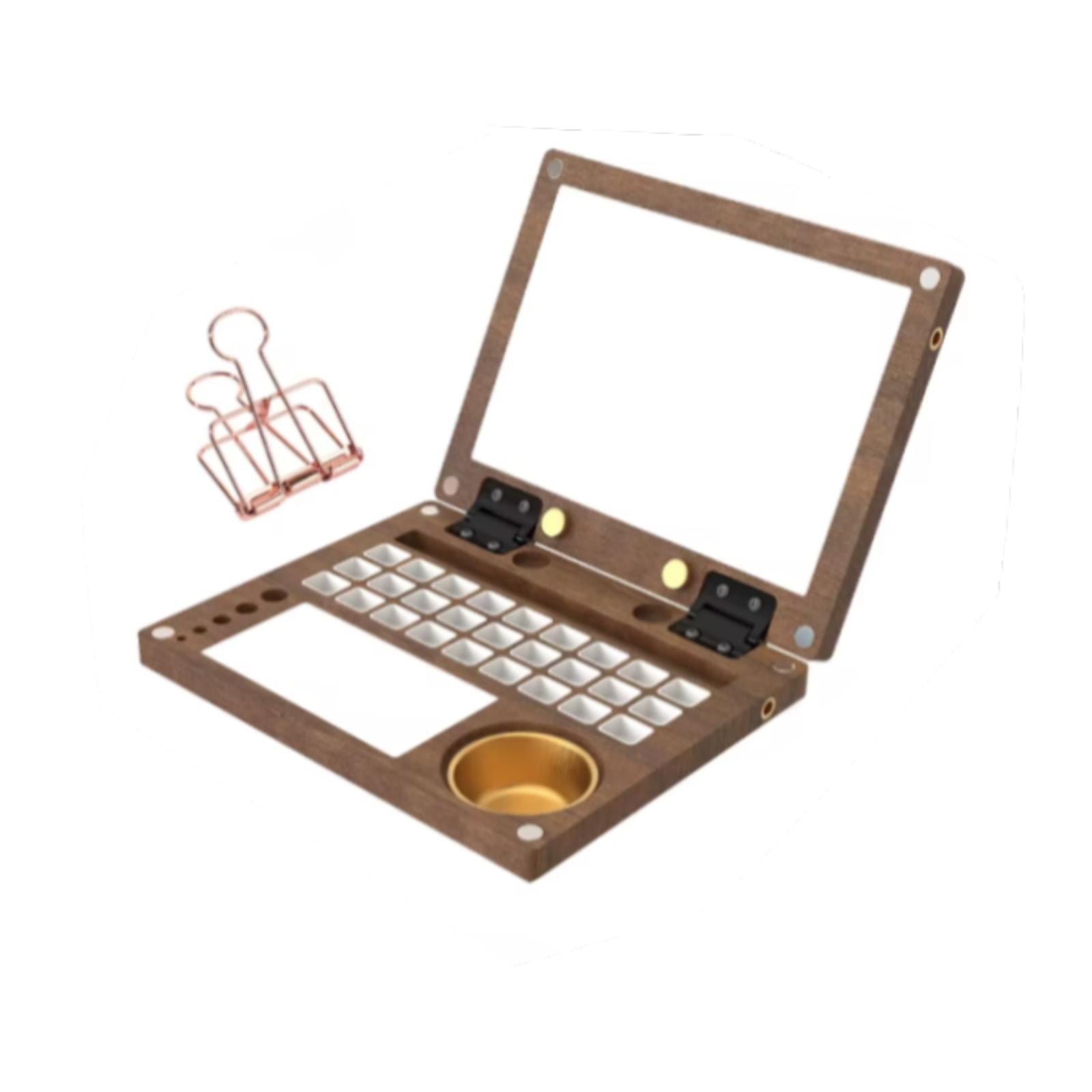 Abbraccia Watercolor Palette Paint Box Wooden Watercolor Paint Storage Box for Oil Paint Pigments Portable Travel Paint Case Paint Tray