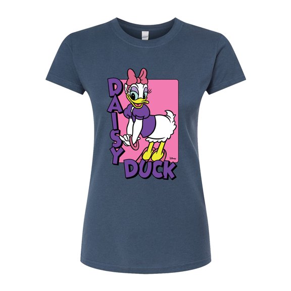 Disney - Daisy Duck - Juniors Fitted Graphic T-Shirt