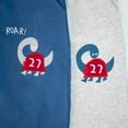 thumbnail image 4 of HILEELANG little Boys' Jogger Pants 2-Pack Pull on Elastic Blue Grey Dinosaur Playwear SweatPants 6Y, 4 of 6